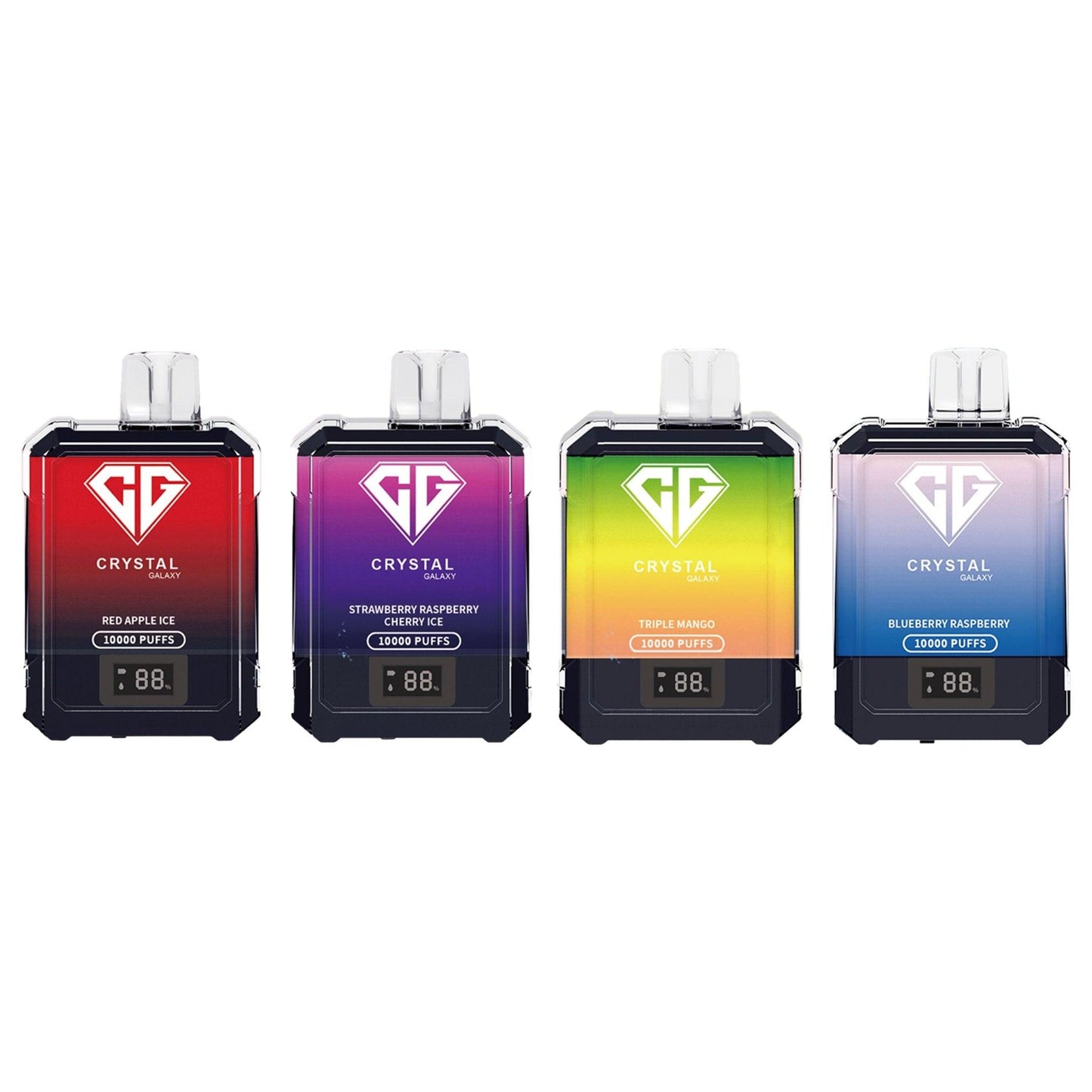 Box Of 10 Crystal Galaxy 10000 Puffs Disposable Vape Pod | Best Wholesale Price In UK