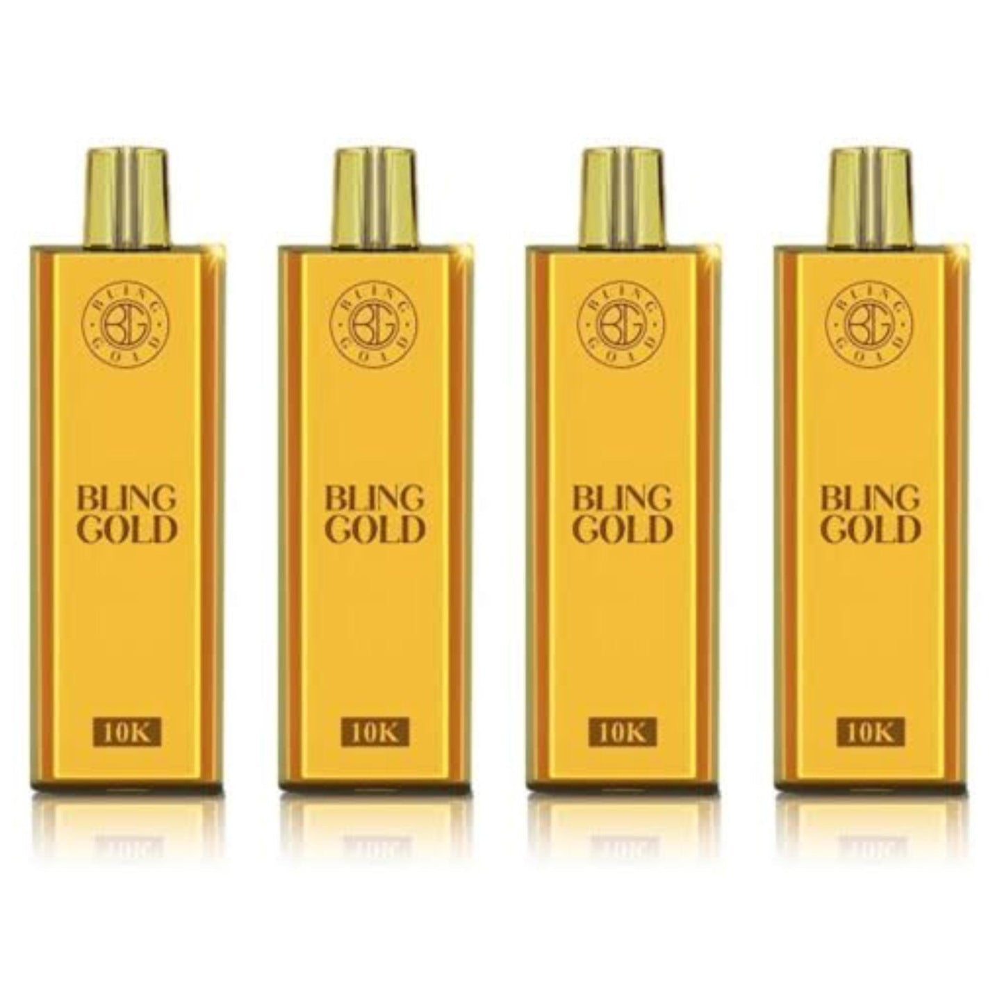 Box Of 10 Gold Bling 10000 Puffs