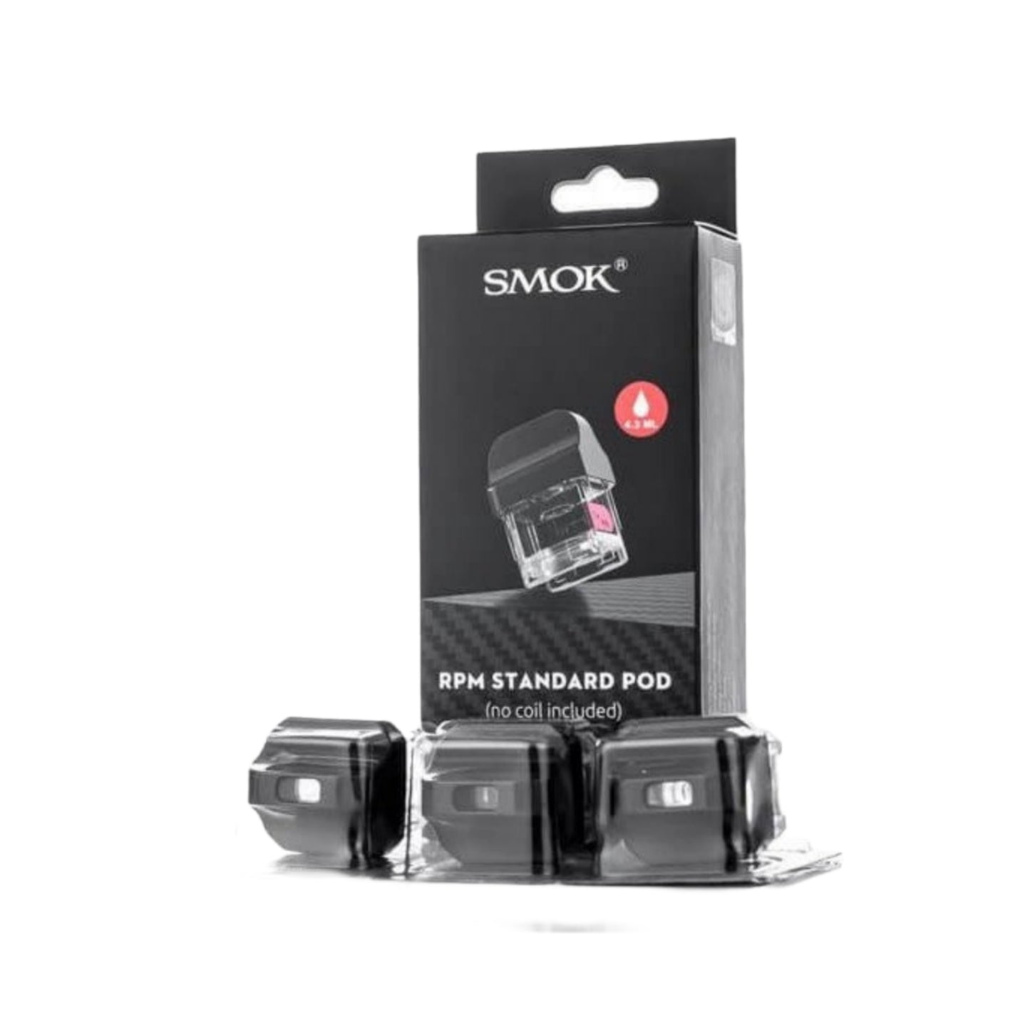 Box Of 3 Smok RPM Standard Empty Pod 4.5ml | Lowest Price In UK
