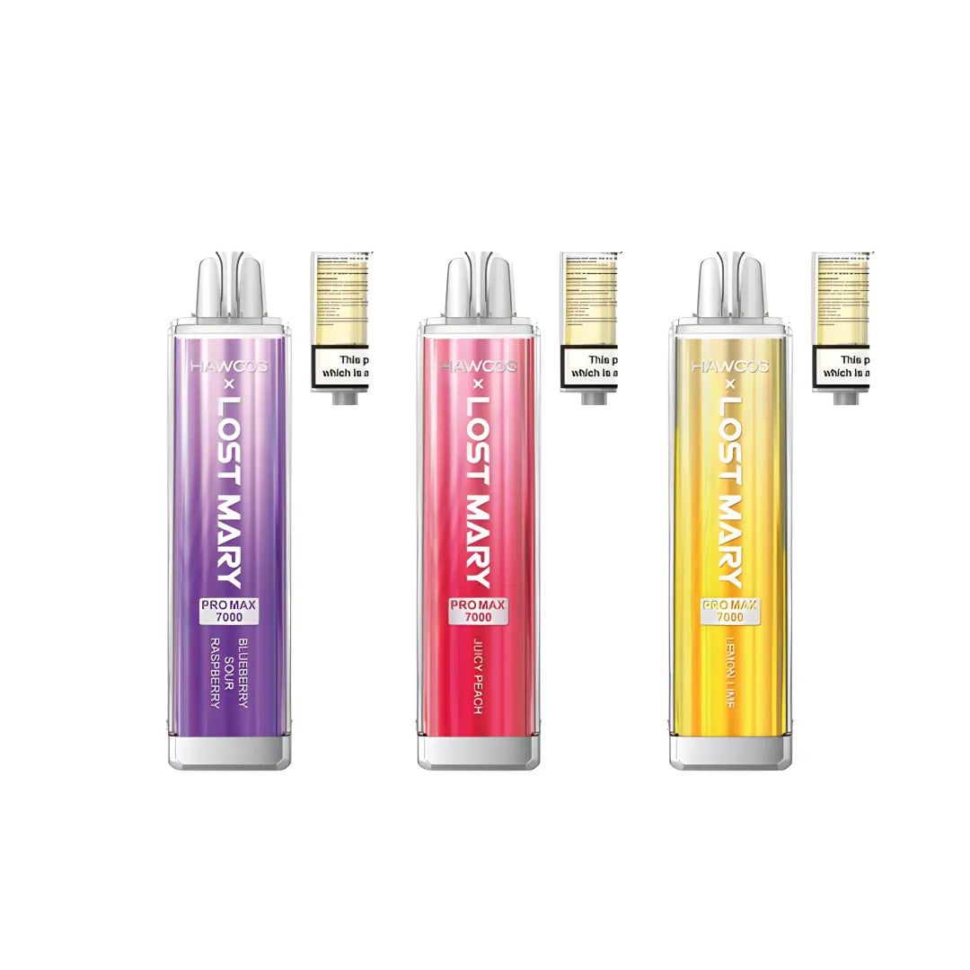 Box of 10 Lost Mary HAWCOS X Pro Max 7000 Puffs Pod Kit