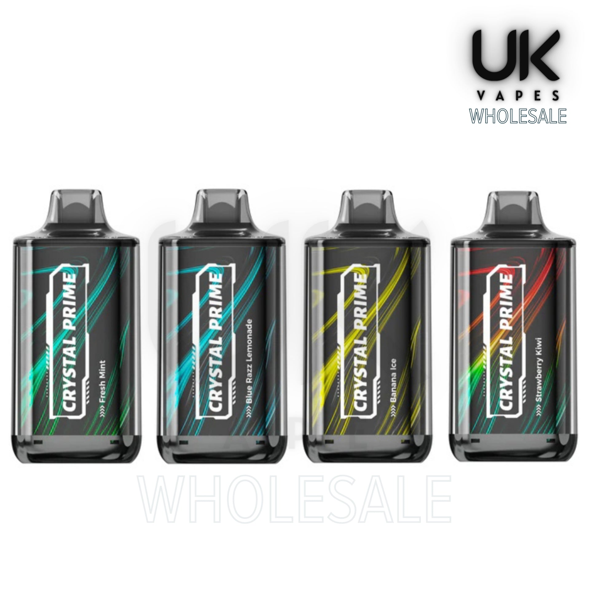 Box Of 5 Crystal Prime Deluxe 18000 Puffs Disposable Vape – UK Vape  Wholesale