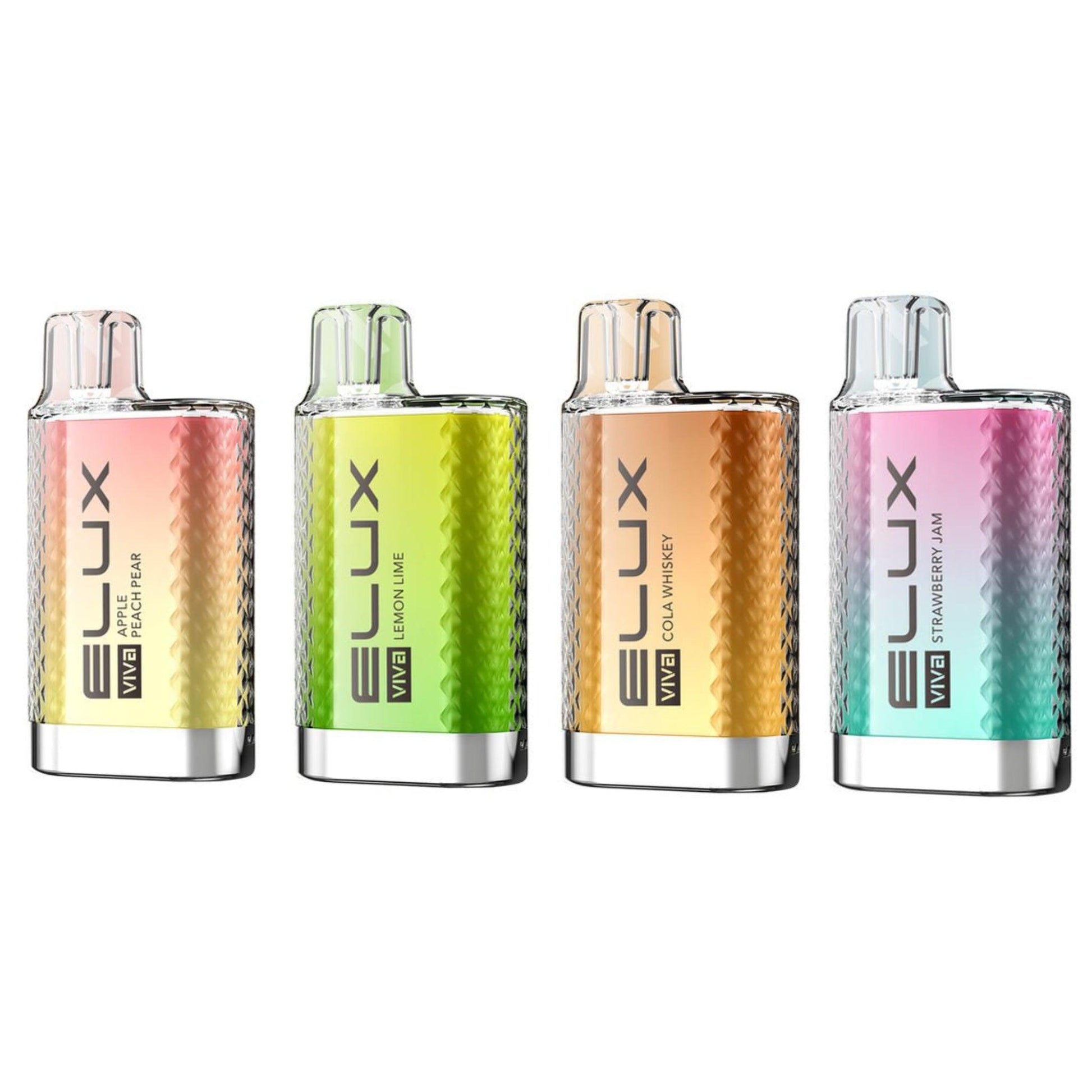 elux bar 600 puffs sweet series disposable vape device Box Of 10 Elux Viva 600 Crystal Disposable Vape| Best Wholesale Price – UK Vape Wholesale