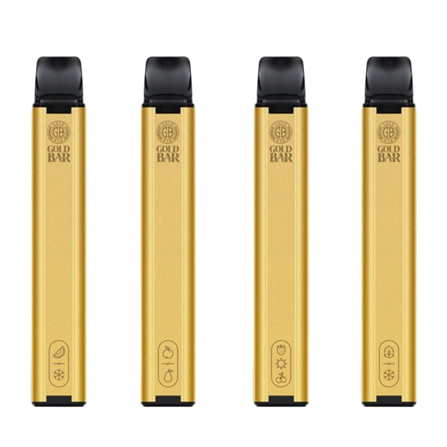 Box Of 10 Gold Bar 600 Puffs