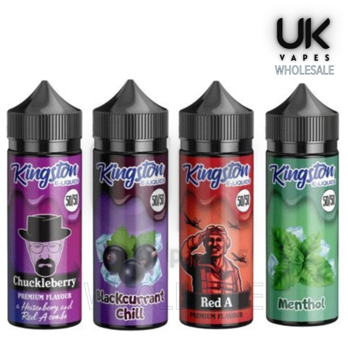 Kingston 50/50 100ml E-liquids