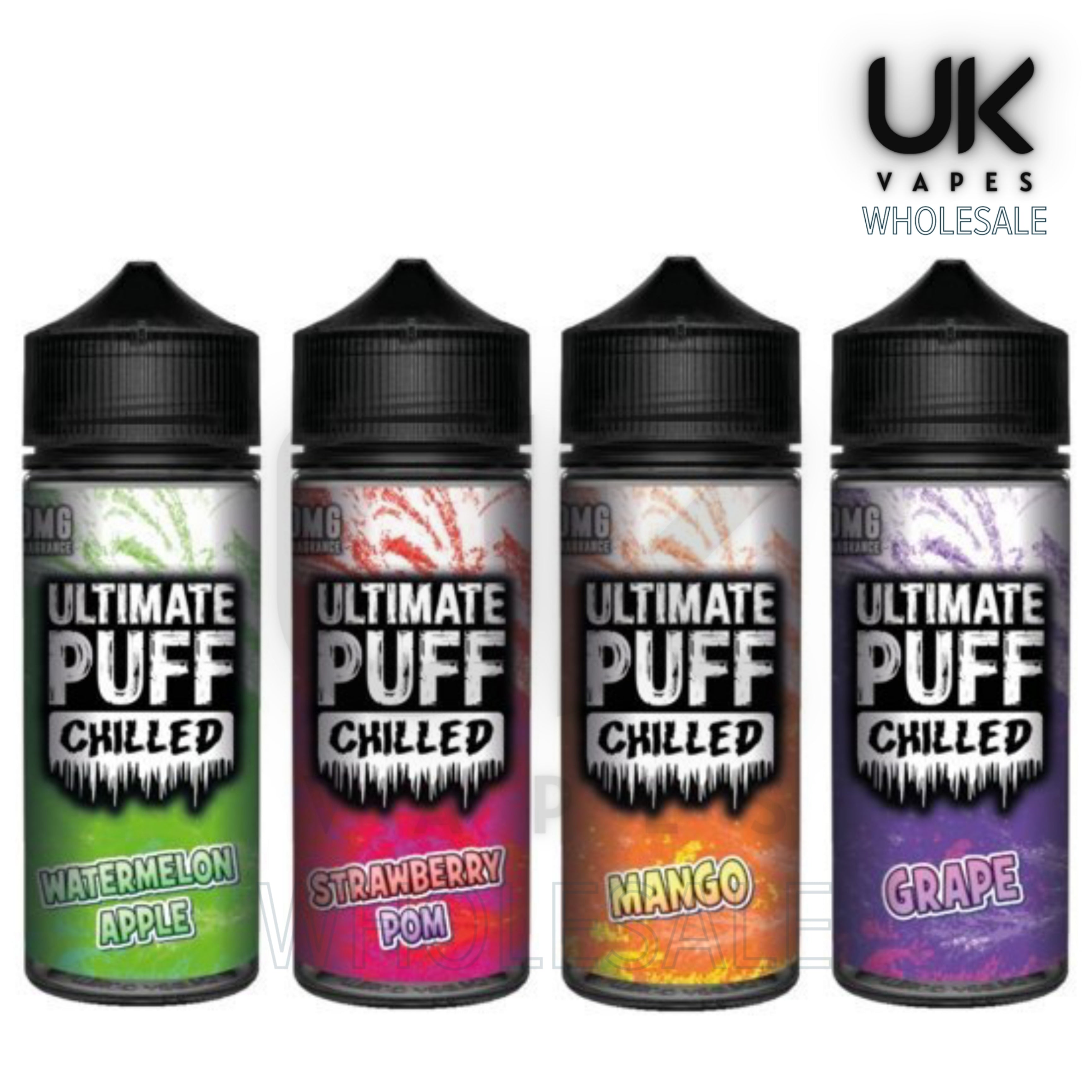 Puff Liquid Ultimate Puff Chilled 100ml E-liquids | E-Liquid Deals – UK Vape Wholesale