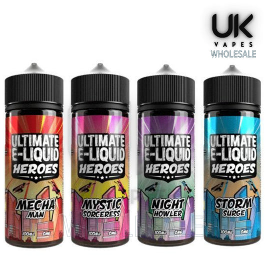 Ultimate Puff Heroes 100ml E-liquids