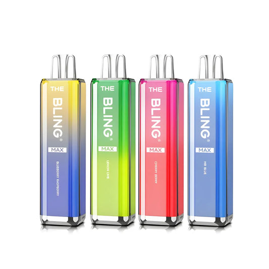 Box Of 5/Box Of 10 The Crystal Bling Max 8000 Puffs Vape | Best Wholesale Price